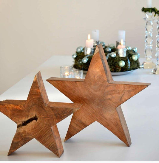 Jan Kurtz Weihnachtsstern Star S teak massiv