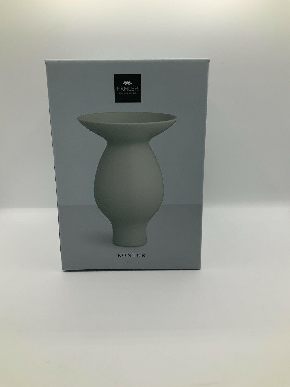 Kähler Design Vase Kontur 25 cm blau