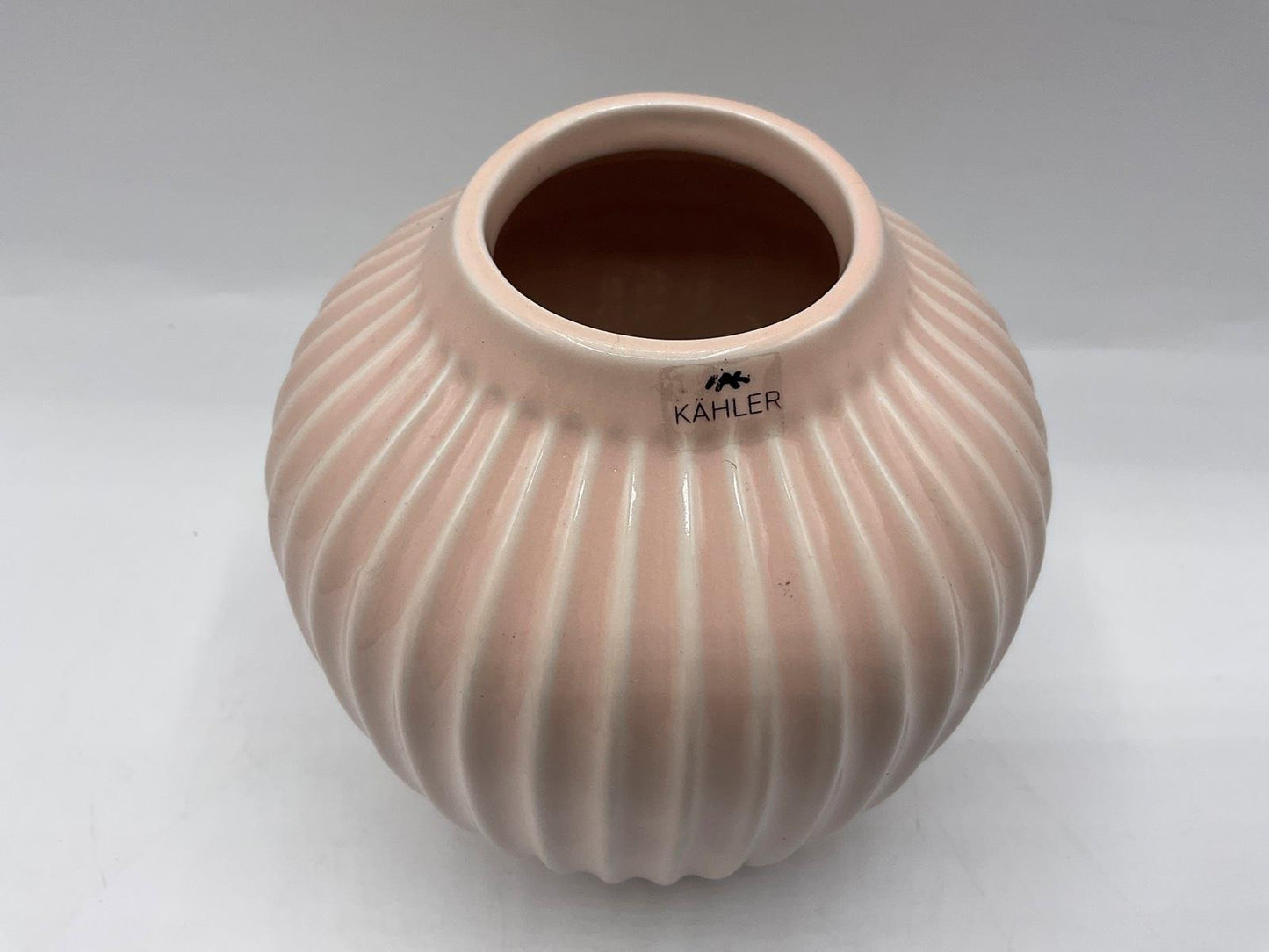 Kähler Hammershoi Vase klein rose H 125