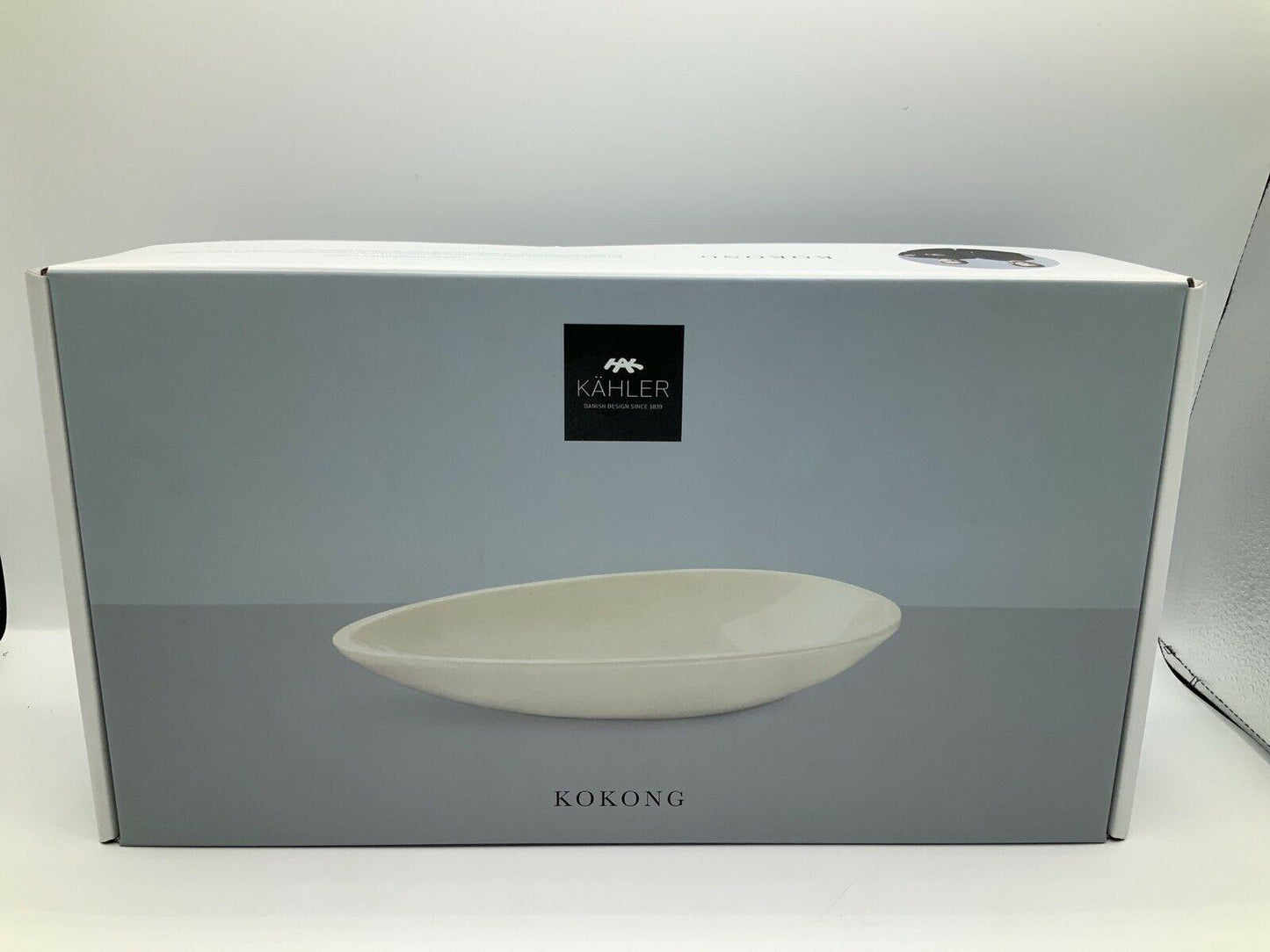 Kähler Kokong Dish L 25 weiss