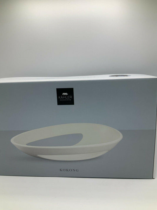 Kähler Kokong dish L 40 weiss