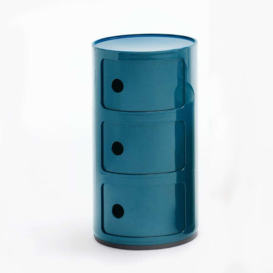 Kartell Componibili blau 3 er