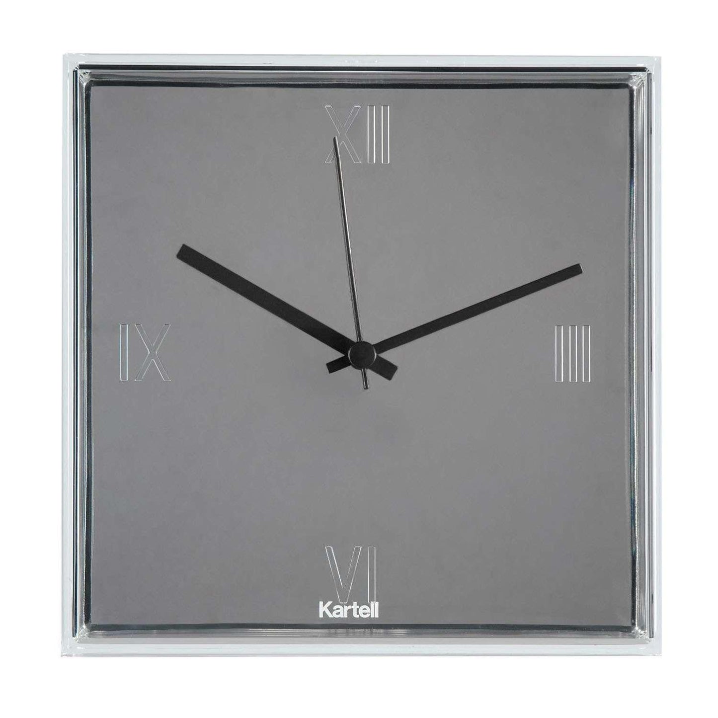 Kartell Tic Tac Uhr chrom