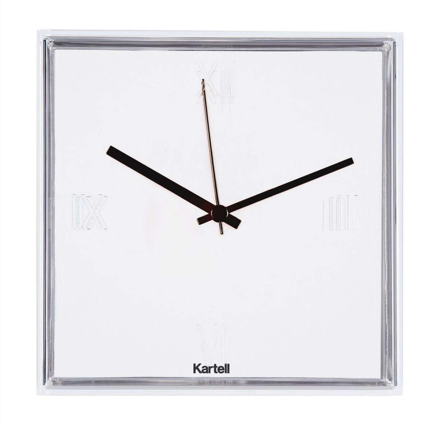 Kartell Tic Tac weiß Uhr