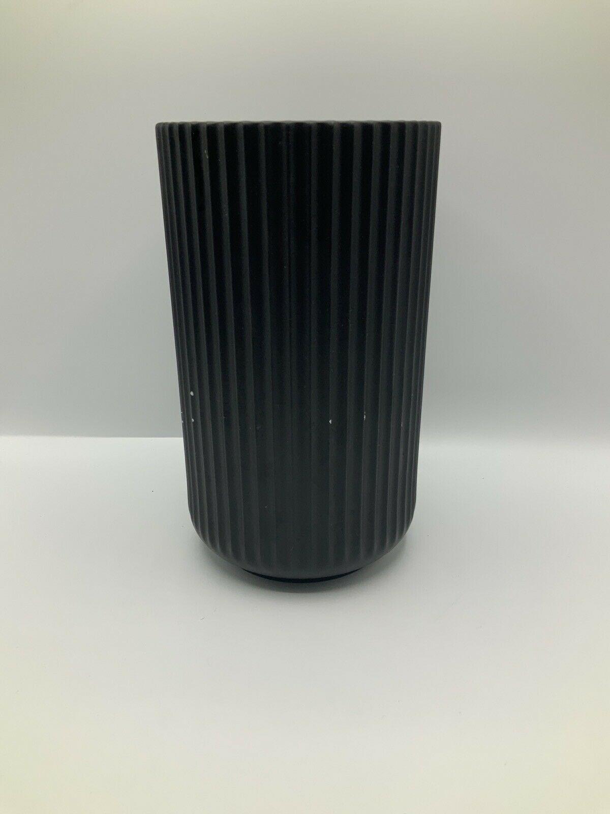 Lyngby Vase black 25 cm