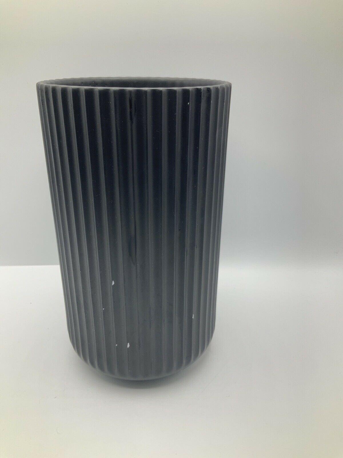 Lyngby Vase black 25 cm