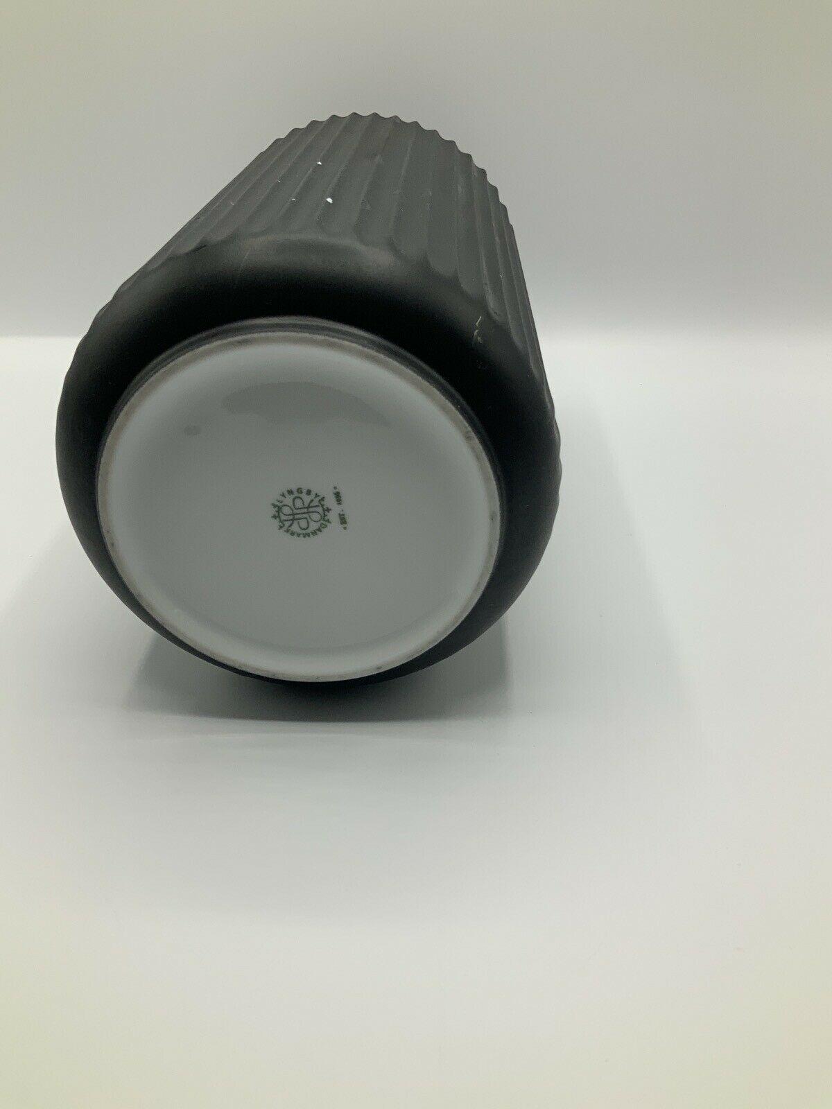 Lyngby Vase black 25 cm