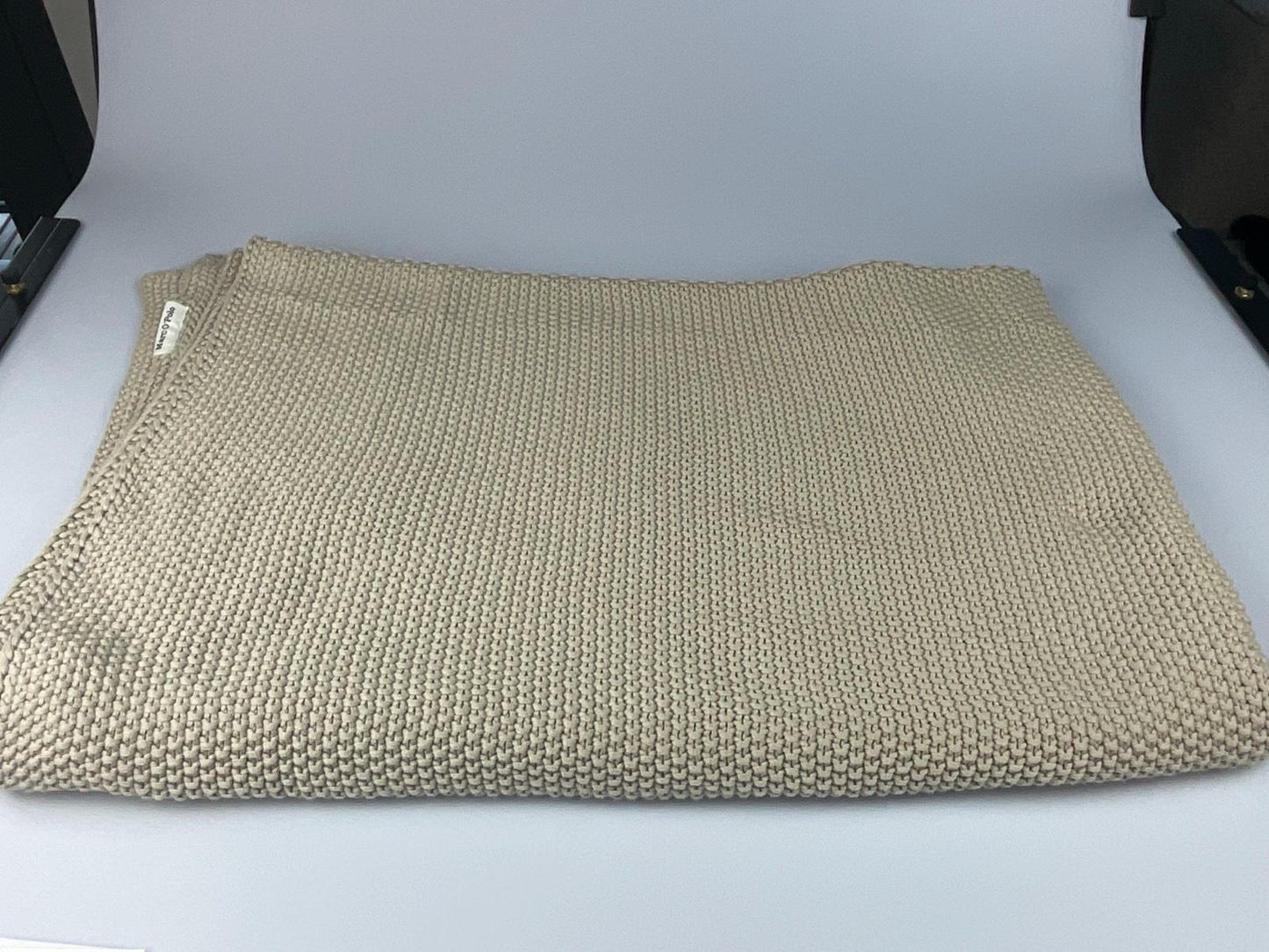 Marc O Polo Nordic Knit Plaid oatmeal