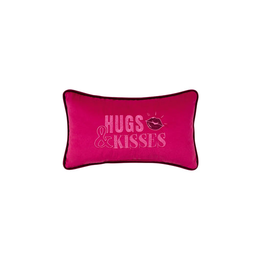 Pad Kissen PETITE hugs dark pink 18x32cm