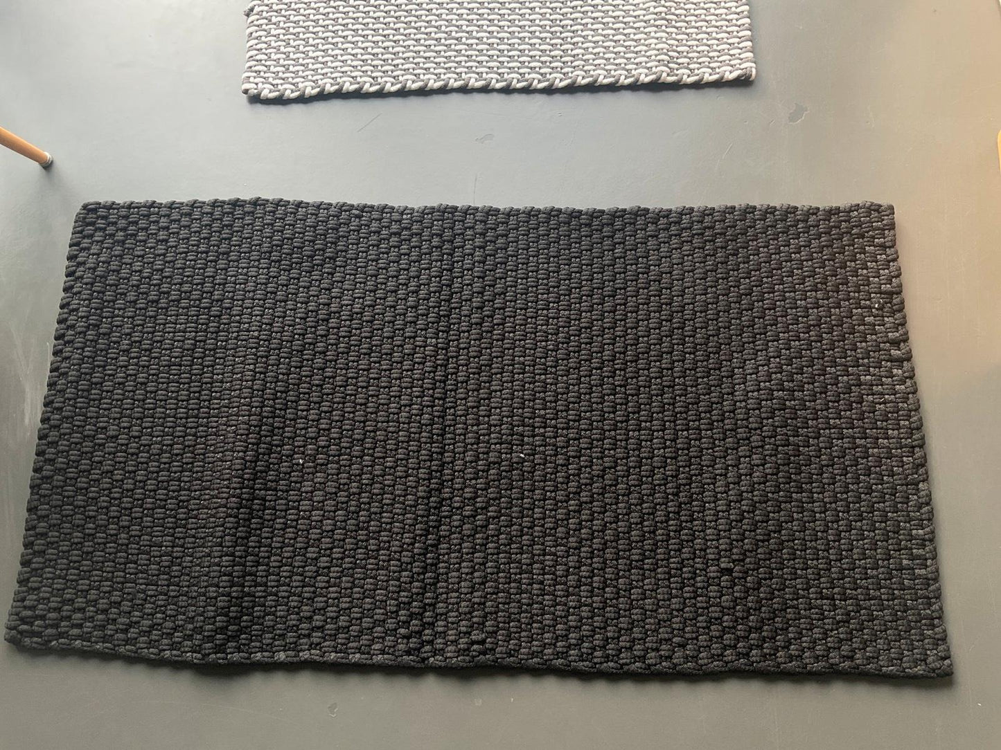 Pad - Teppich Bad und outdoor schwarz 126 x 70 cm