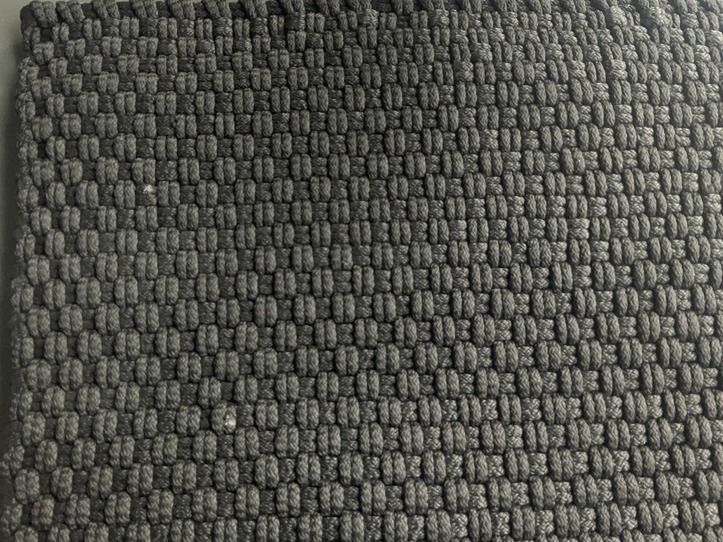 Pad - Teppich Bad und outdoor schwarz 126 x 70 cm