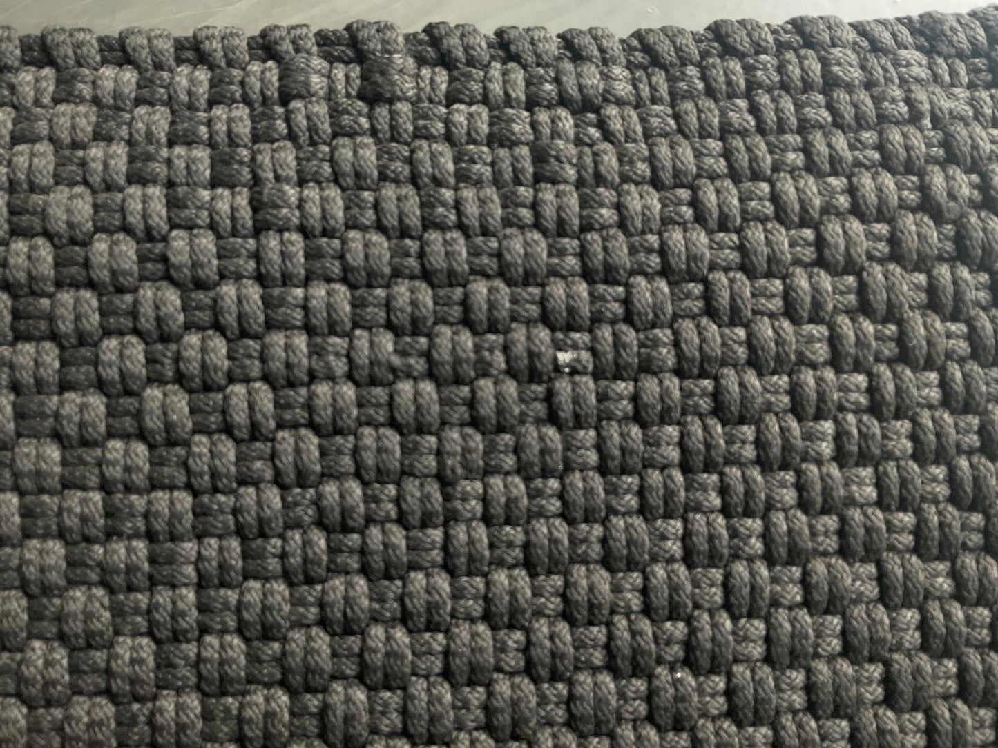 Pad - Teppich Bad und outdoor schwarz 126 x 70 cm