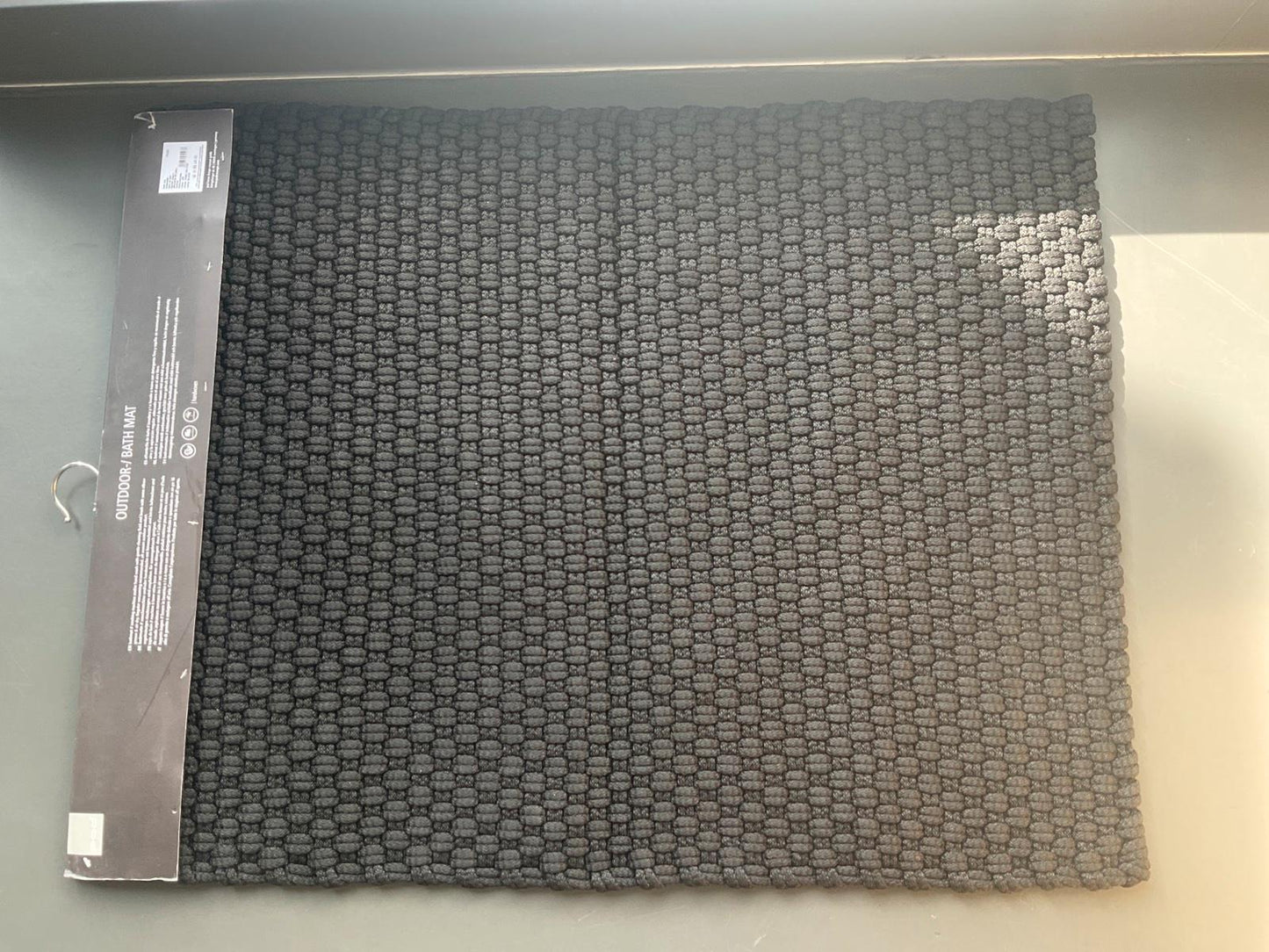 Pad - Uni Teppich Bath und outdoor schwarz