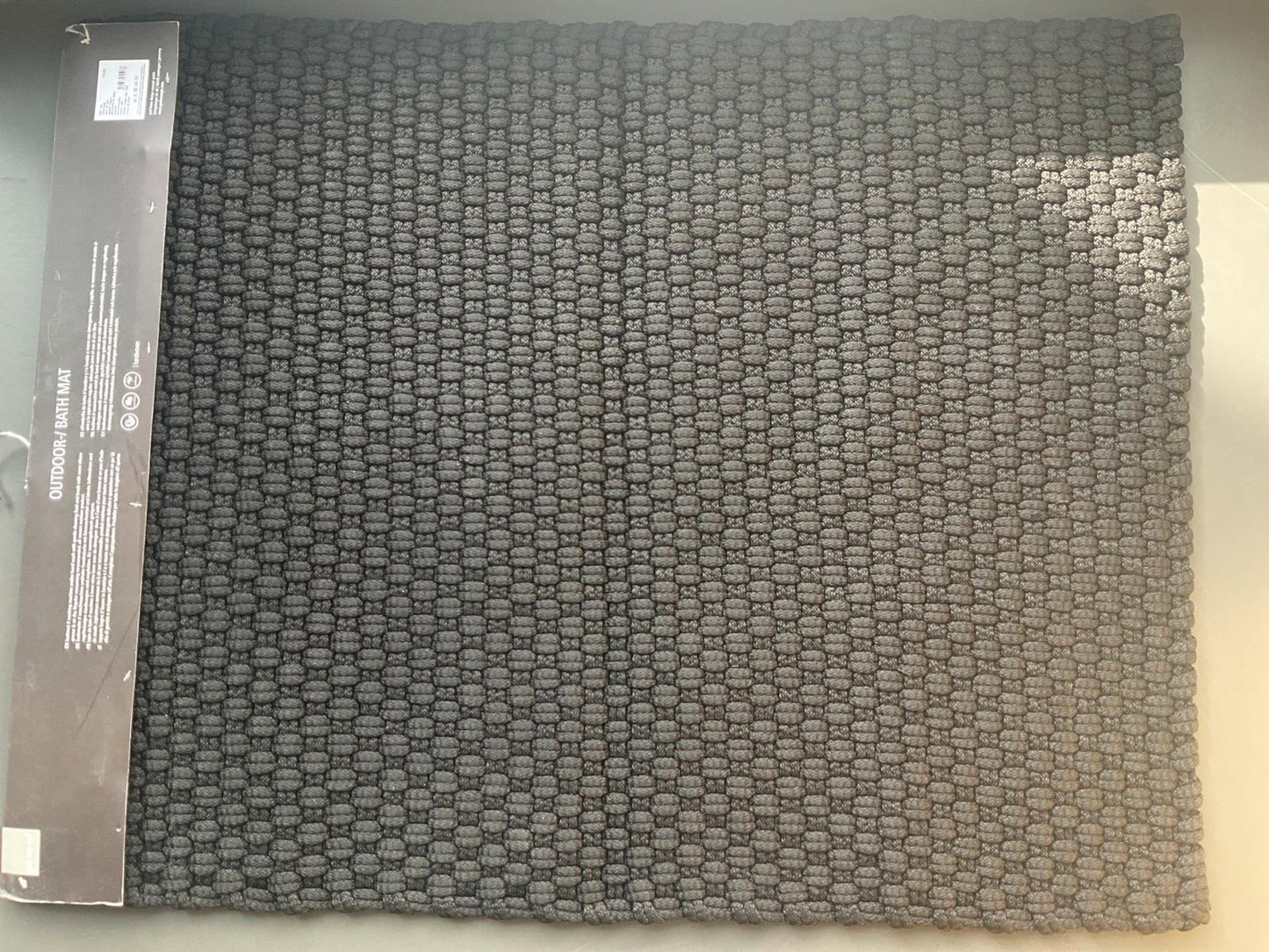 Pad - Uni Teppich Bath und outdoor schwarz