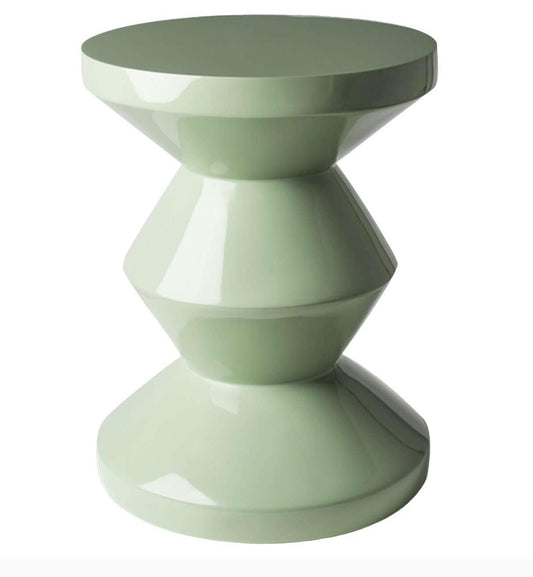 Pols Potten Zig Zag Hocker olivgrün