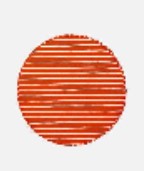 Marimekko PICCOLO ROUND SEAT PAD rot/red