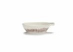 Serax Tapasplatte S WHITE STRIPES RED