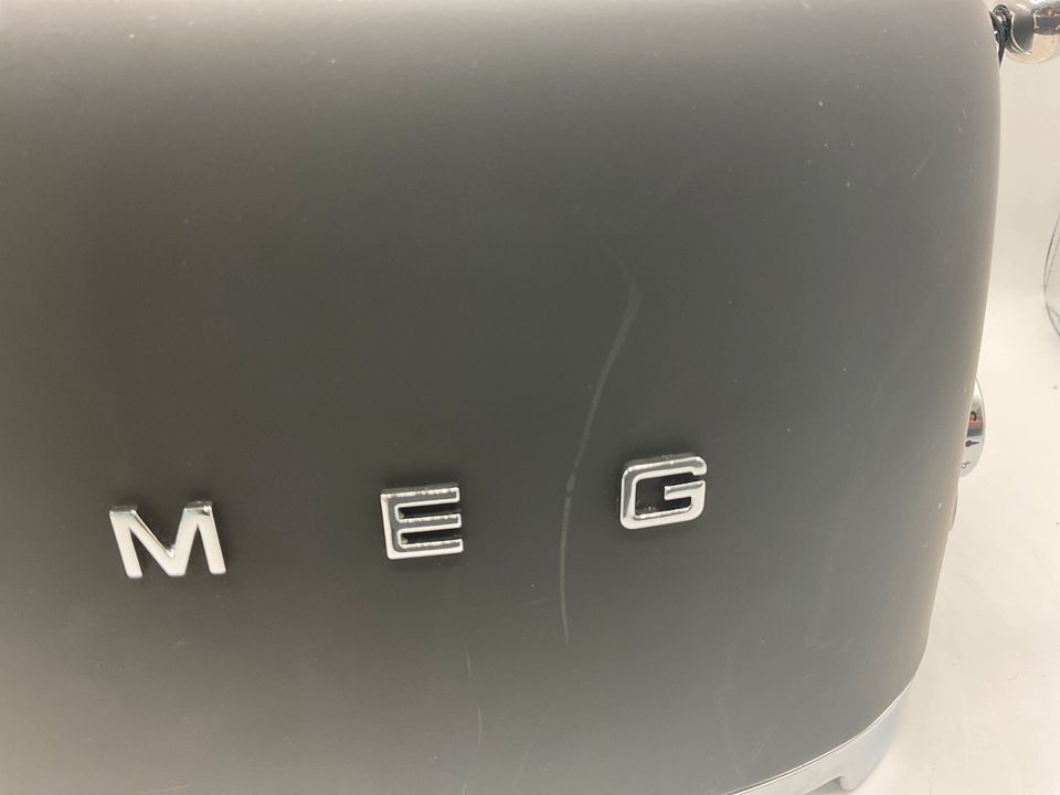 SMEG Toaster schwarz matt 2 Schlitz