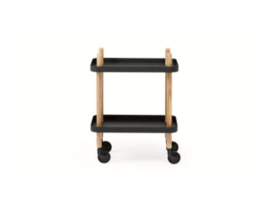 Normann Copenhagen Block Table ash - steel schwarz/Esche