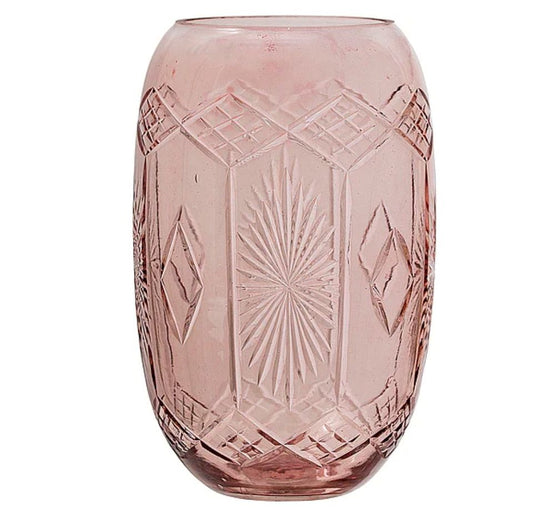 Bloomingville Vase Nuru 15 cm Höhe rosa