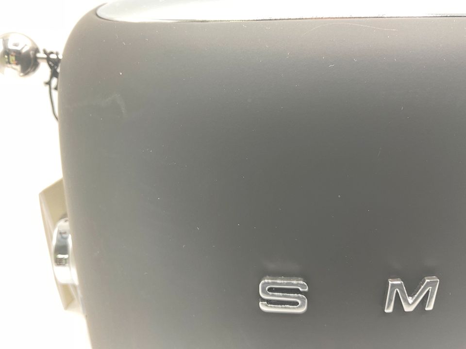 SMEG Toaster schwarz matt 2 Schlitz