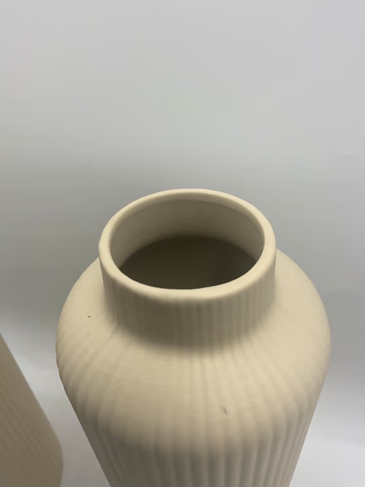 Storefactory Vase Adala H23cm beige