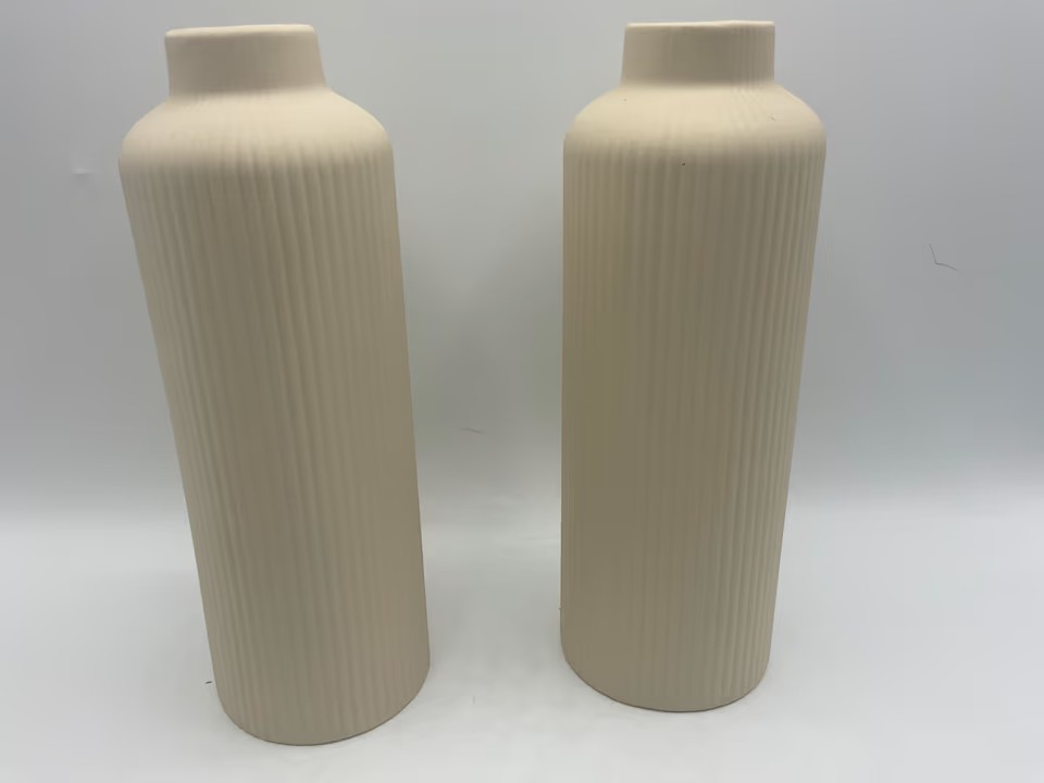 Storefactory Vase Adala H23cm beige