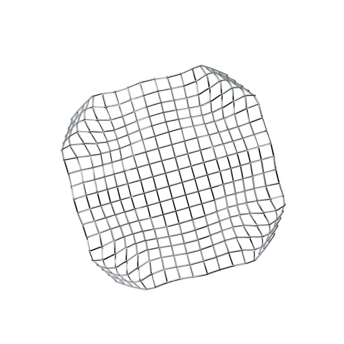 ONA Drahtkorb WIRE BASKET 32X32XH7,5CM CHROME ALBUM
