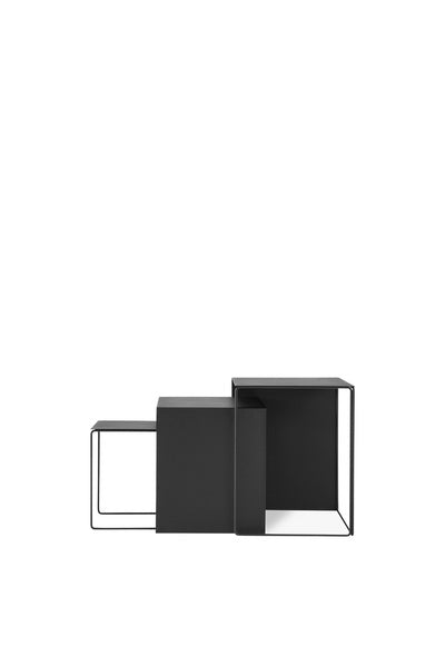 Ferm Living Cluster Tables - Set of 3 - Black