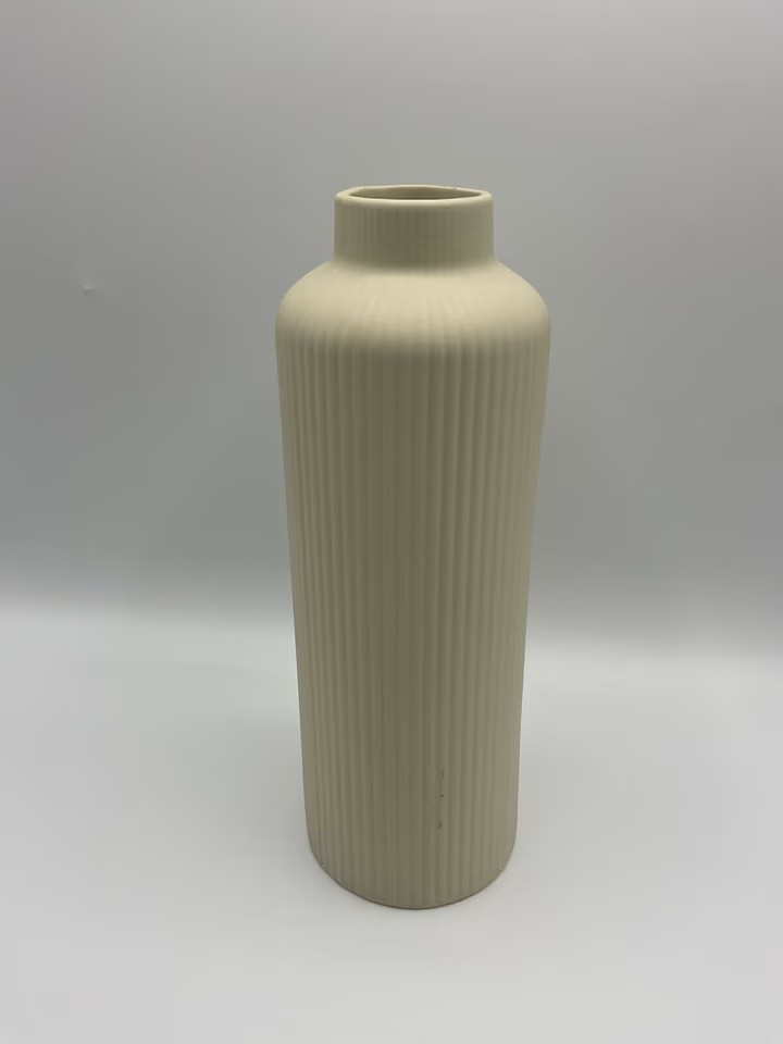 Storefactory Vase Adala H23cm beige