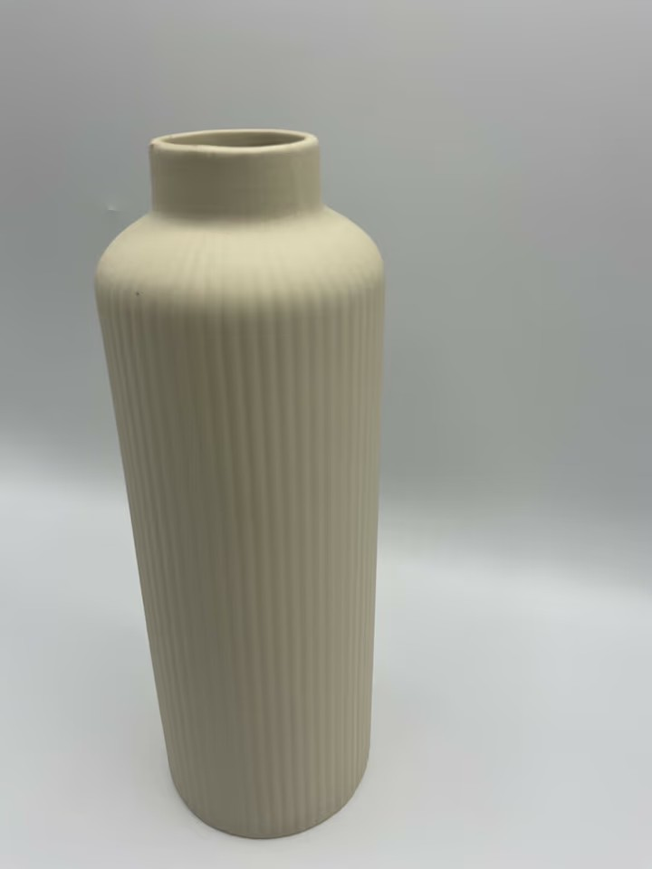 Storefactory Vase Adala H23cm beige