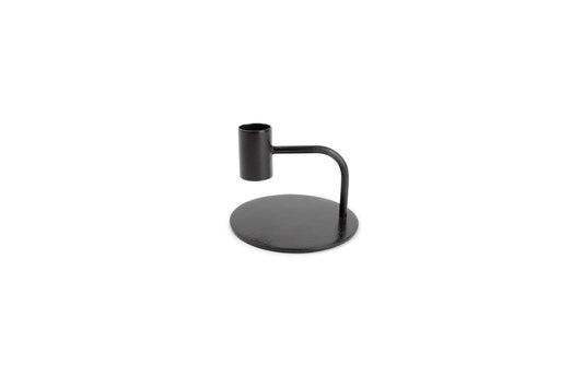 Salt and Pepper Kerzenhalter schwarz Pillar